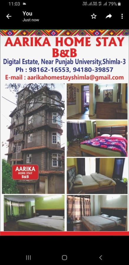 Aarika Homestay Shimla Exterior foto